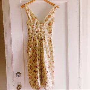 Vintage Floral Summer Dress